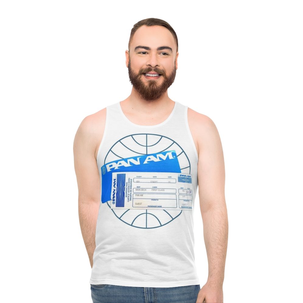 Unisex Pan Am Inspired "Now Boarding" Tank Top