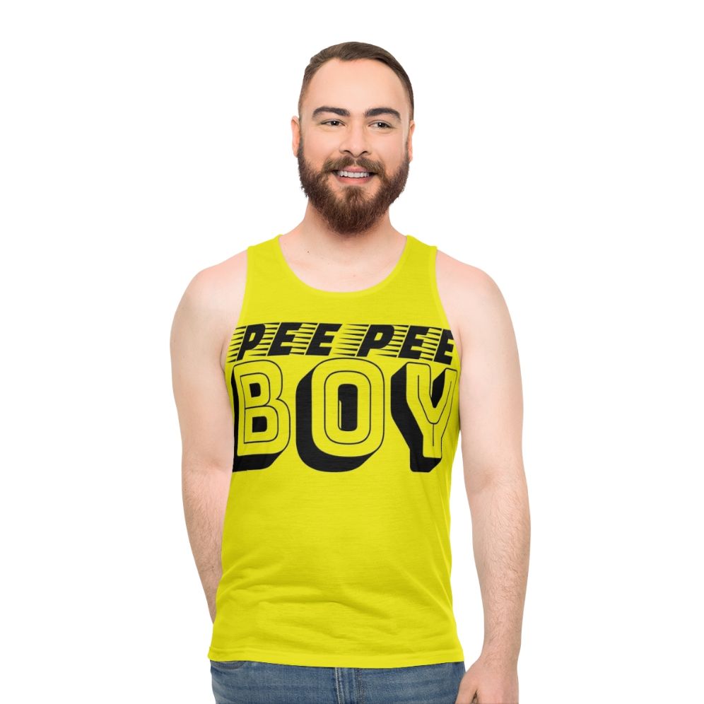 Unisex "Pee Pee Boy" quirky tank top