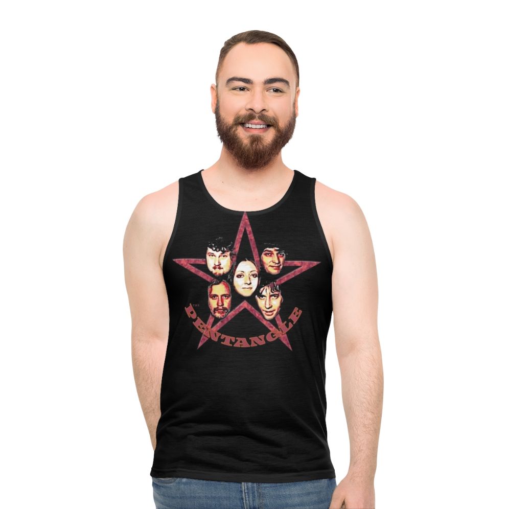 Unisex Pentangle Band Psychedelic Folk Music Tank Top
