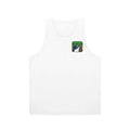 Unisex tank top with 'Pet Sounds' inspired design