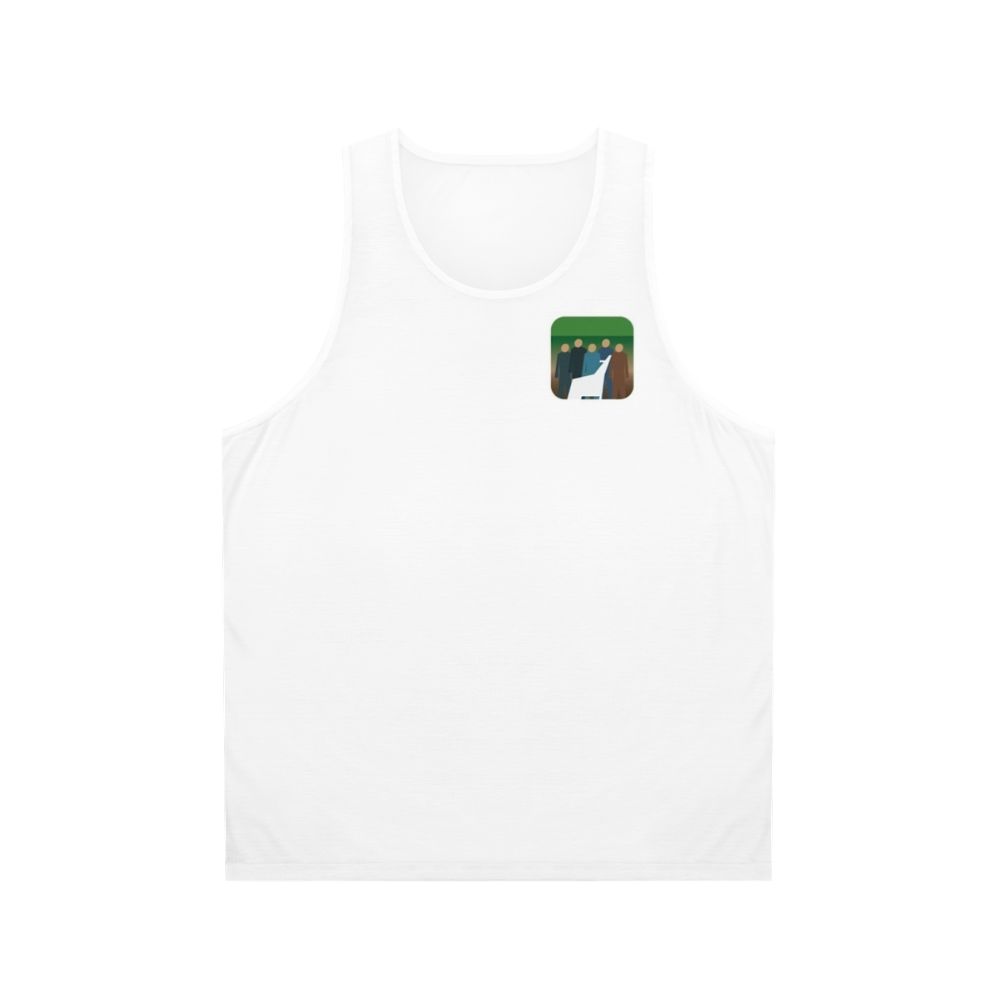 Unisex tank top with 'Pet Sounds' inspired design