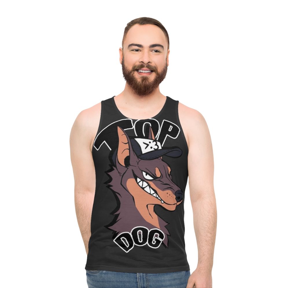 Unisex tank top with pet design for casual wear