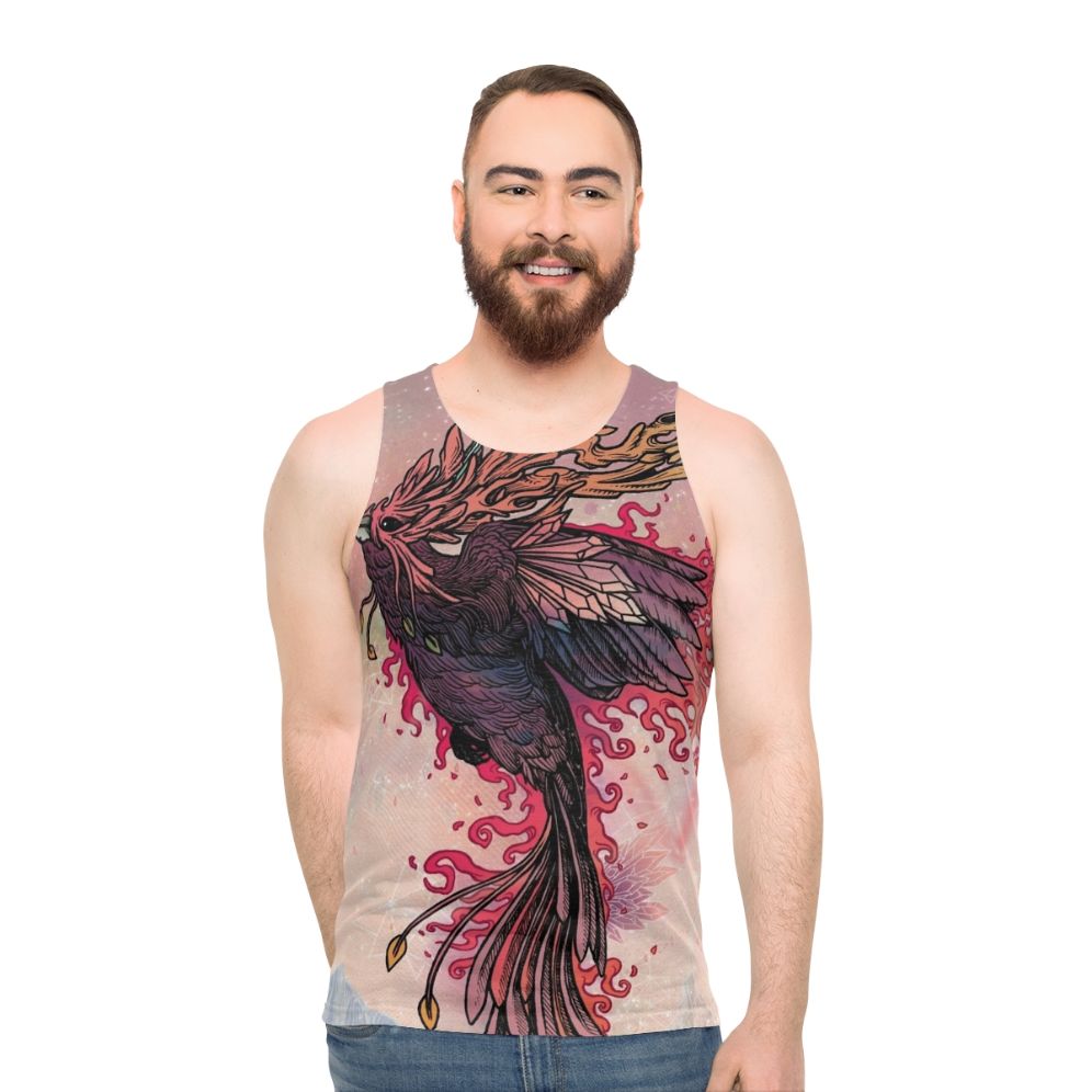 Unisex Phoenix Mythical Creature Tank Top