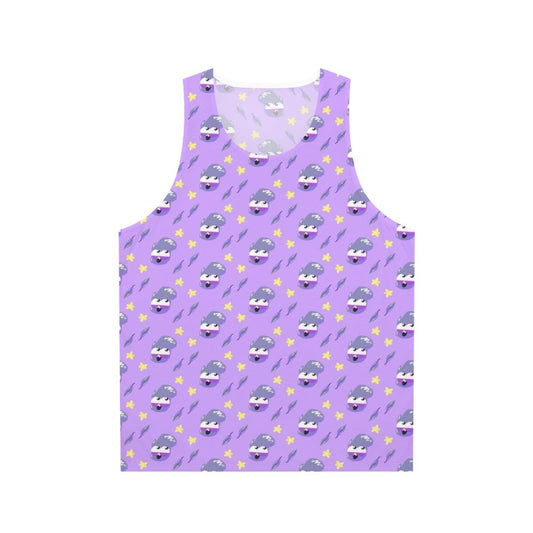 Unisex tank top with a cute pigeon mascot design