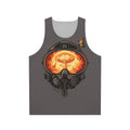 Unisex pilot butterfly graphic tank top