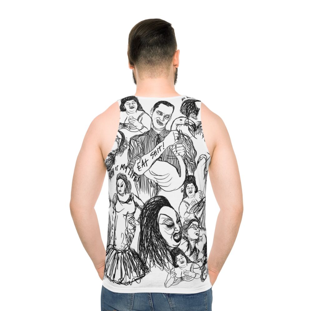 Unisex Pink Flamingos Tank Top