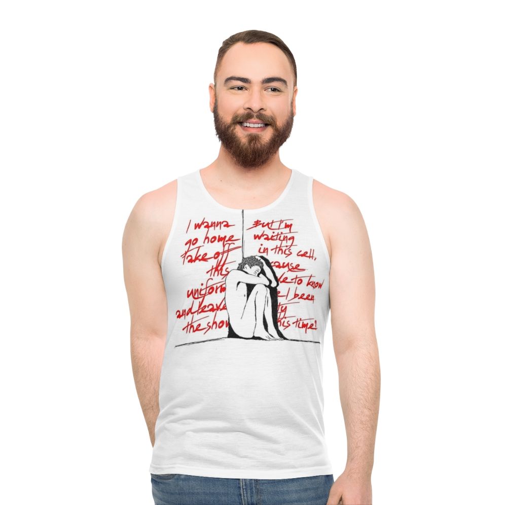 Unisex Pink Floyd inspired tank top