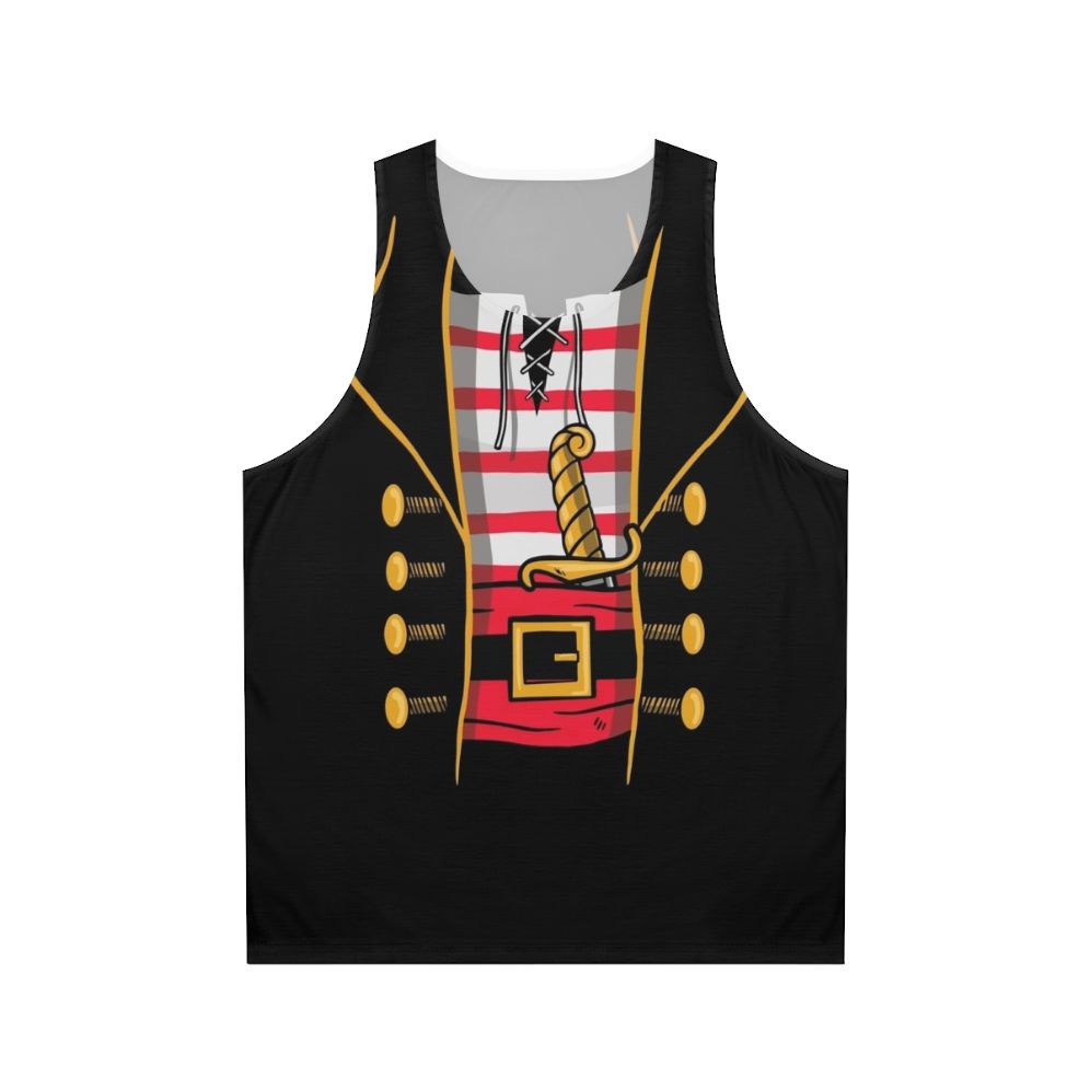 Unisex pirate Halloween costume tank top