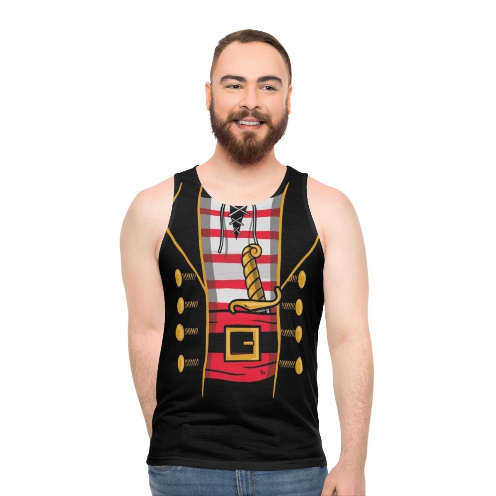 Unisex pirate Halloween costume tank top