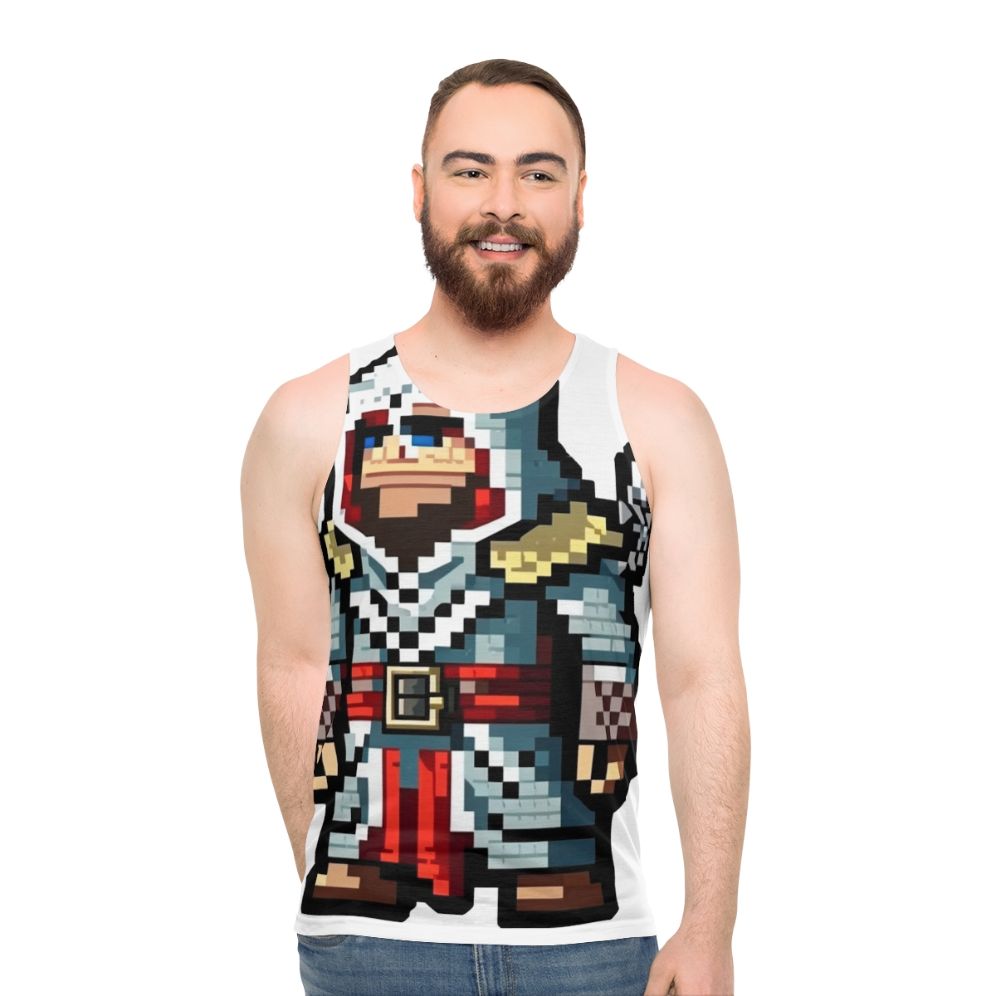 Unisex Pixel Art Assassin's Creed Tank Top