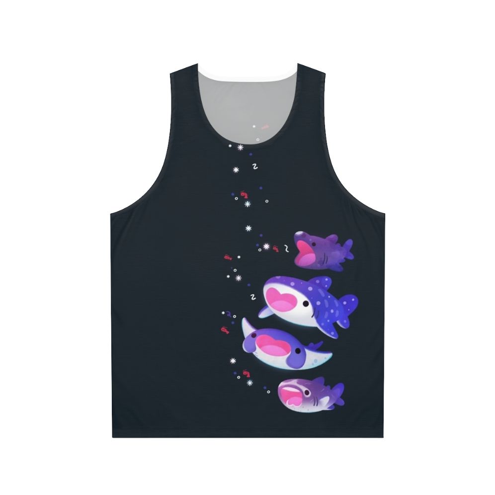 Unisex tank top featuring a planktivore design