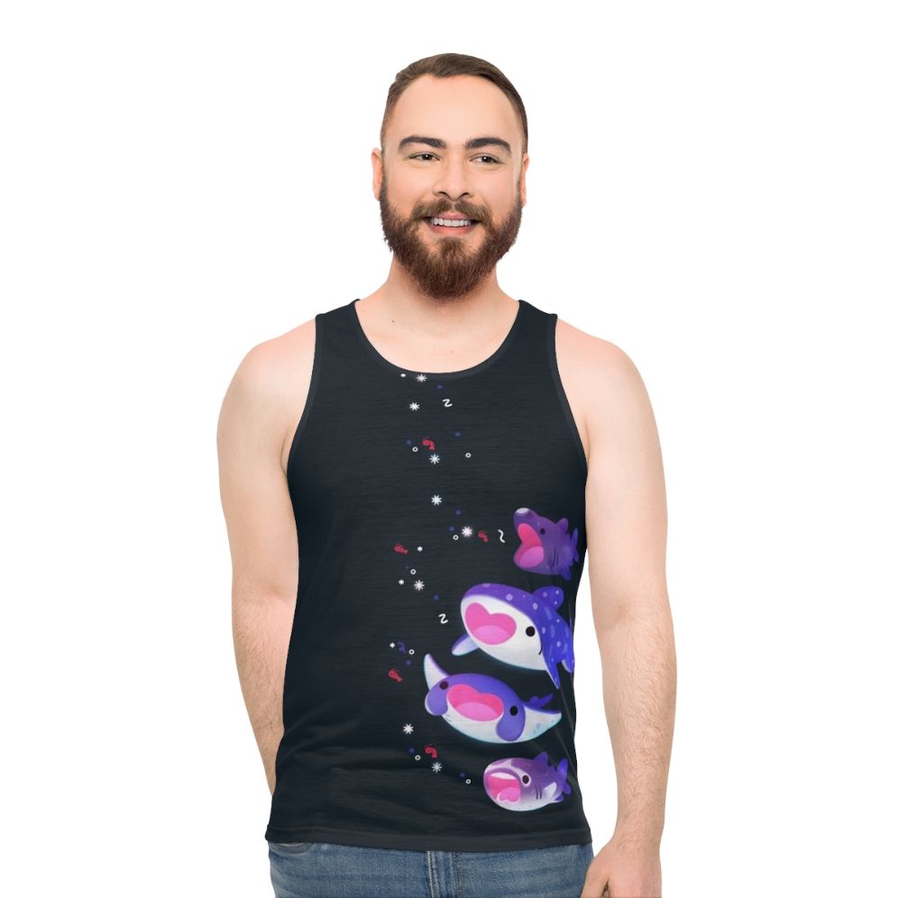 Unisex tank top featuring a planktivore design
