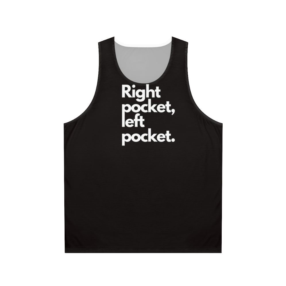 Unisex pocket tank top for bookkeepers and accountants