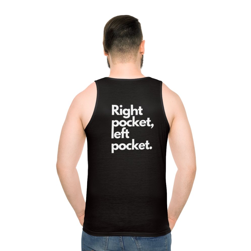 Unisex pocket tank top for bookkeepers and accountants