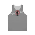 Unisex retro-inspired tank top featuring the "Point Blank" movie logo