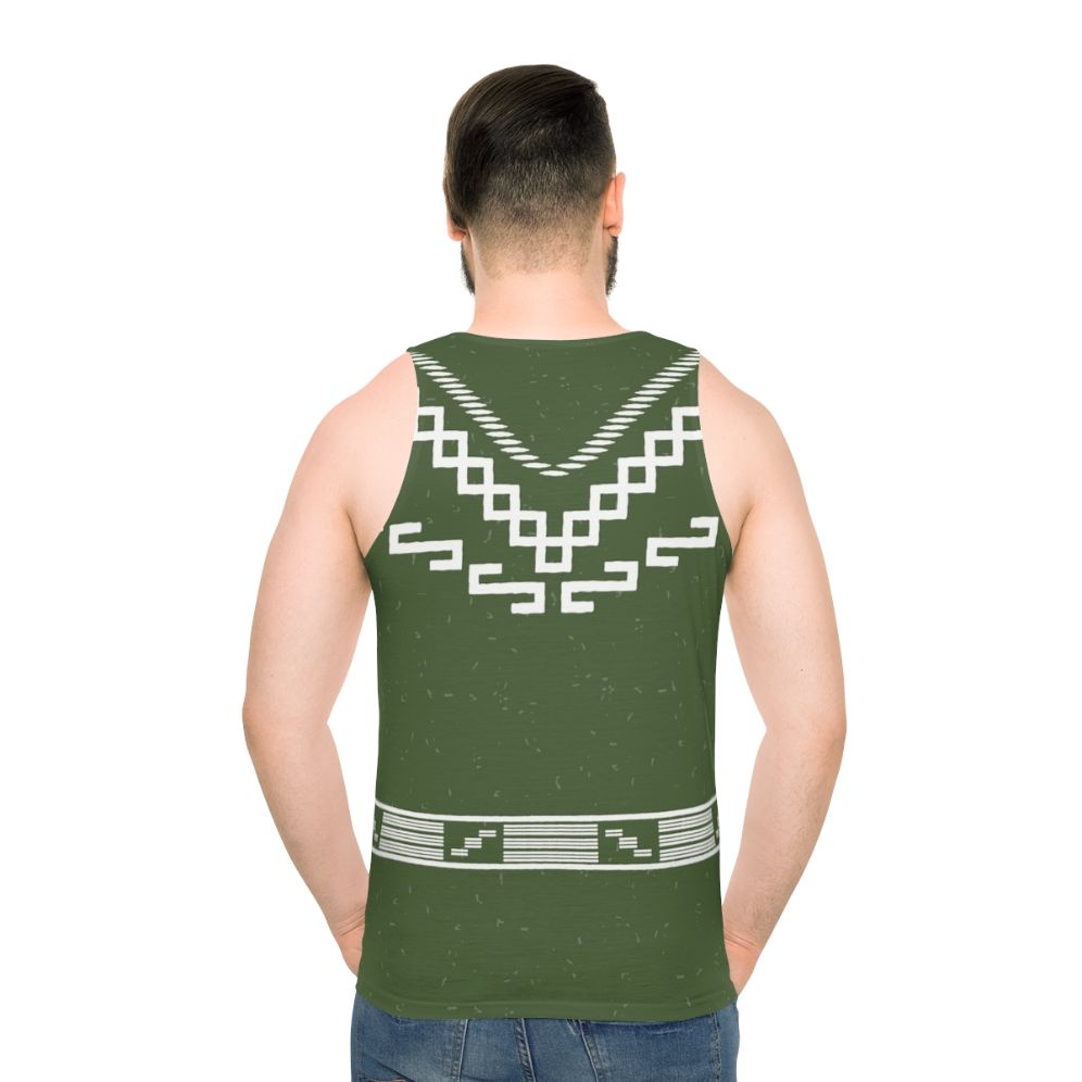 Unisex Poncho Tank Top - Spaghetti Western Style