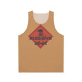 Unisex pop art vinyl record mashup tank top