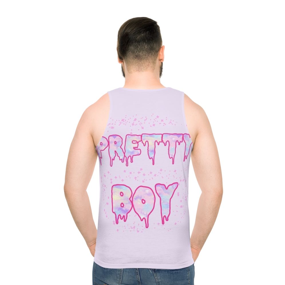 Unisex 'Pretty Boy' gender neutral tank top for the LGBTQ+ community
