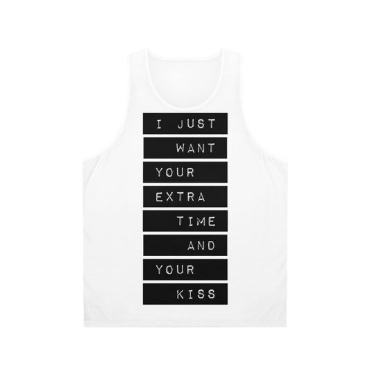 Unisex prince inspired 80s 90s music tank top