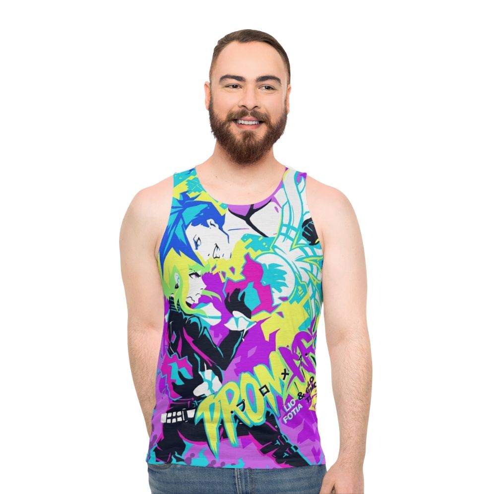 Unisex Promare Lio Fotia and Galo Thymos Tank Top