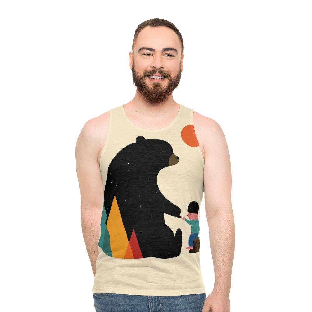 Unisex Promise Tank Top with Nature Landscape