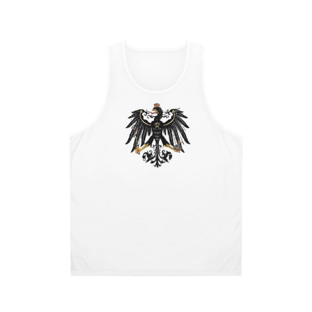 Unisex Prussia Tank Top with Prussian Flag and History Design