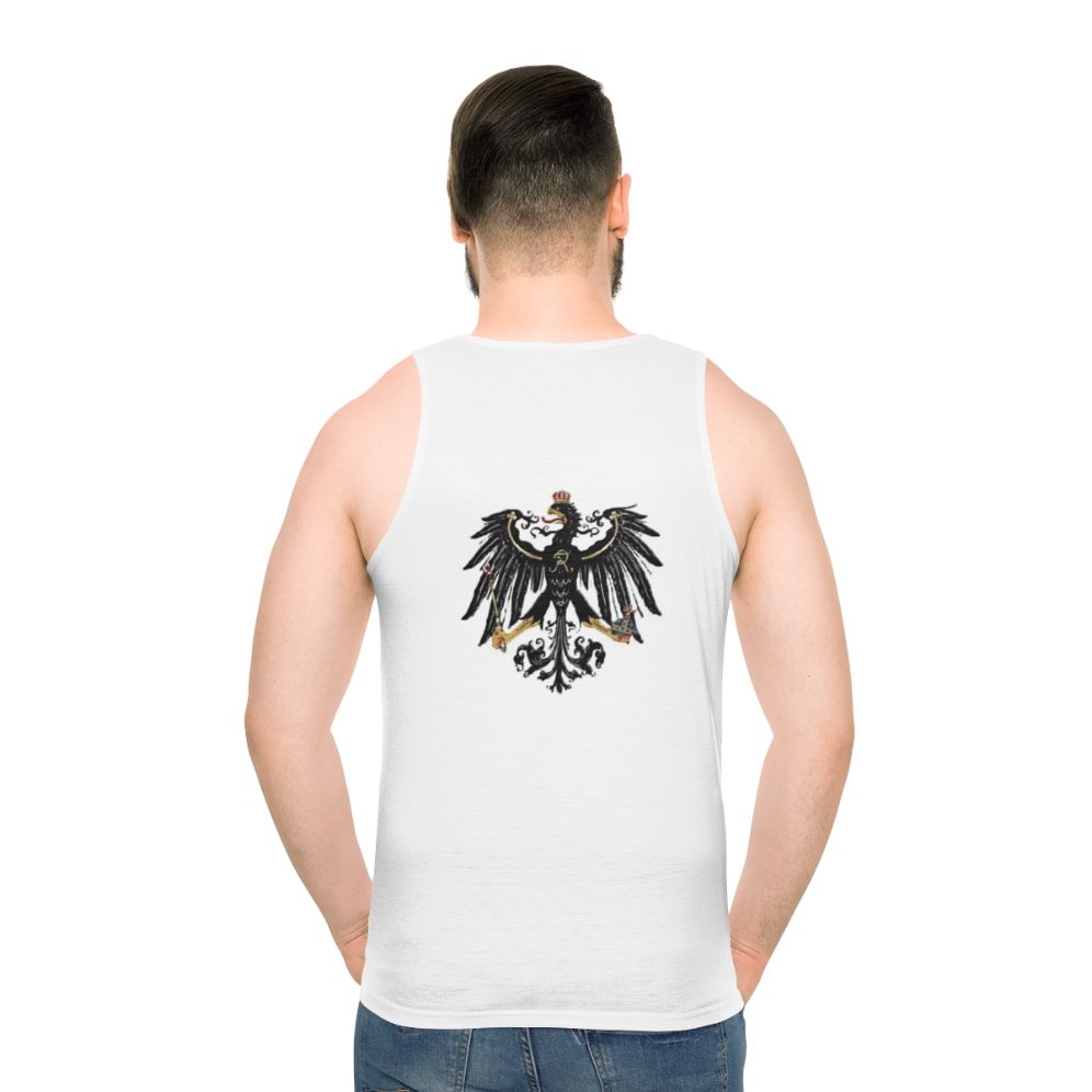 Unisex Prussia Tank Top with Prussian Flag and History Design