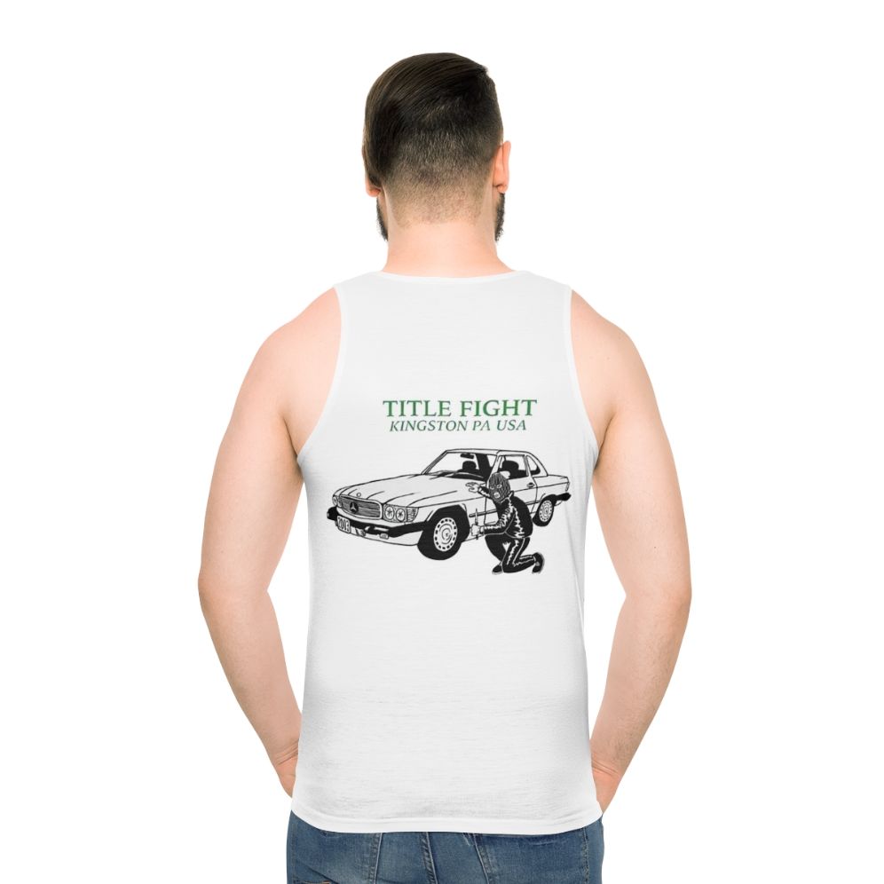 Unisex Punk Rock Tank Top with Rob The Car Band Logo