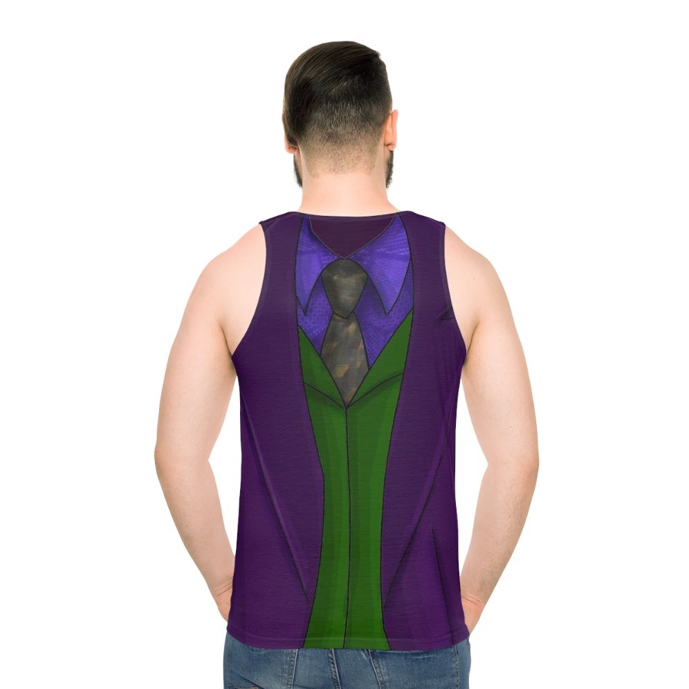 Unisex Purple Joker Cosplay Tank Top