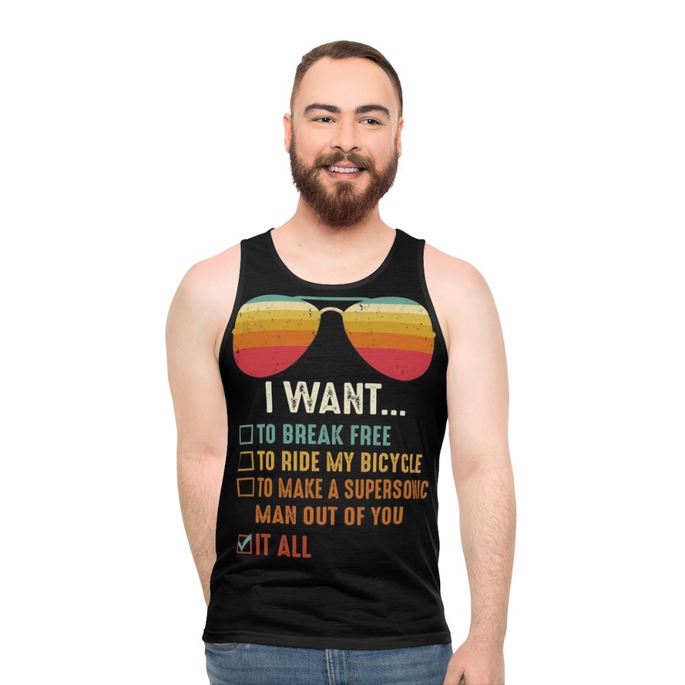 Unisex "I Want To Break Free" Queen Inspired Tank Top