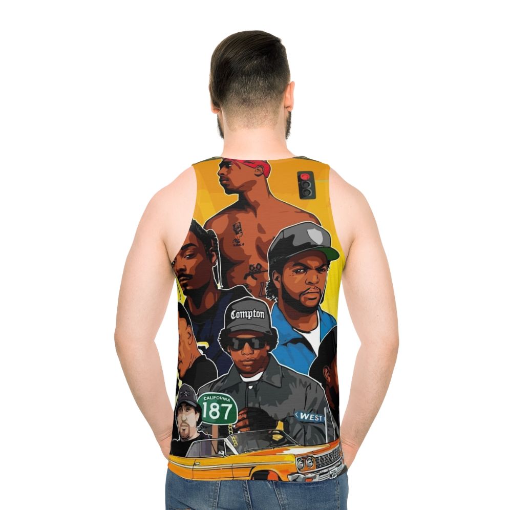 Unisex rap music tank top