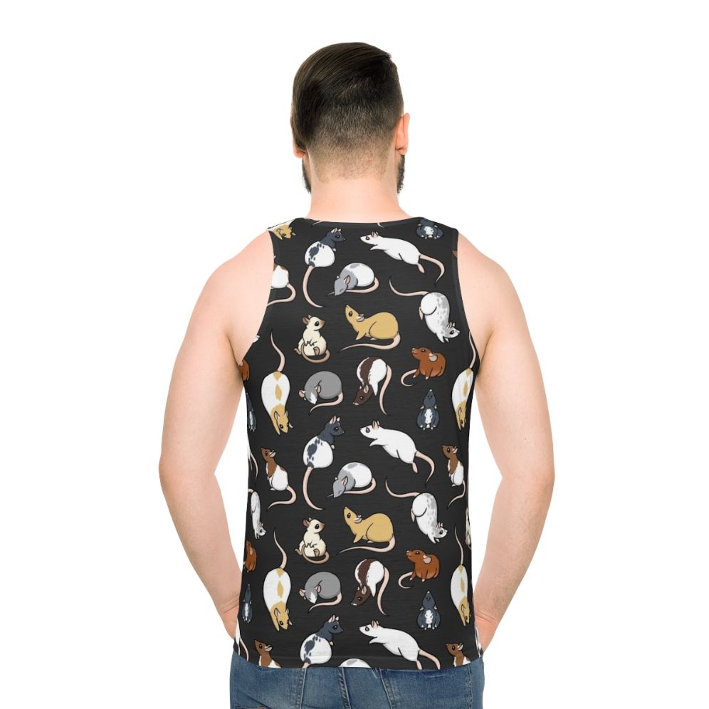 Unisex rat design tank top