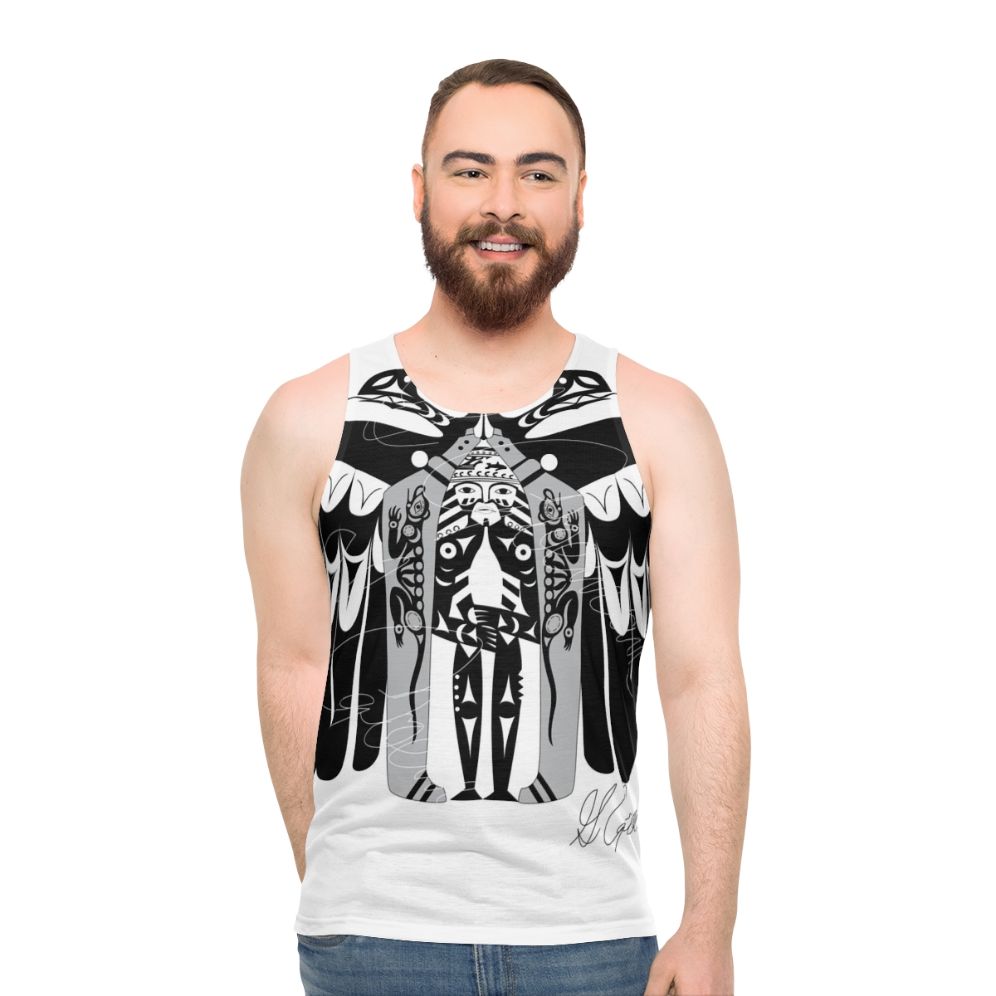 Unisex Ravens House Coastal Design Tank Top