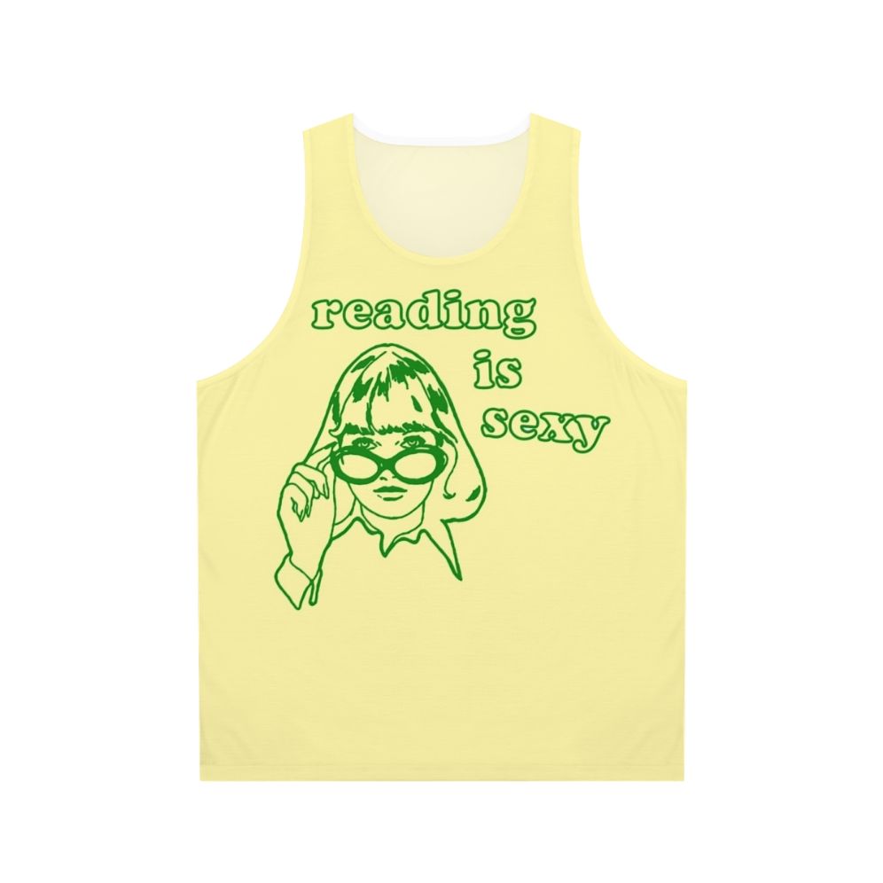 Unisex reading is sexy rory tank top