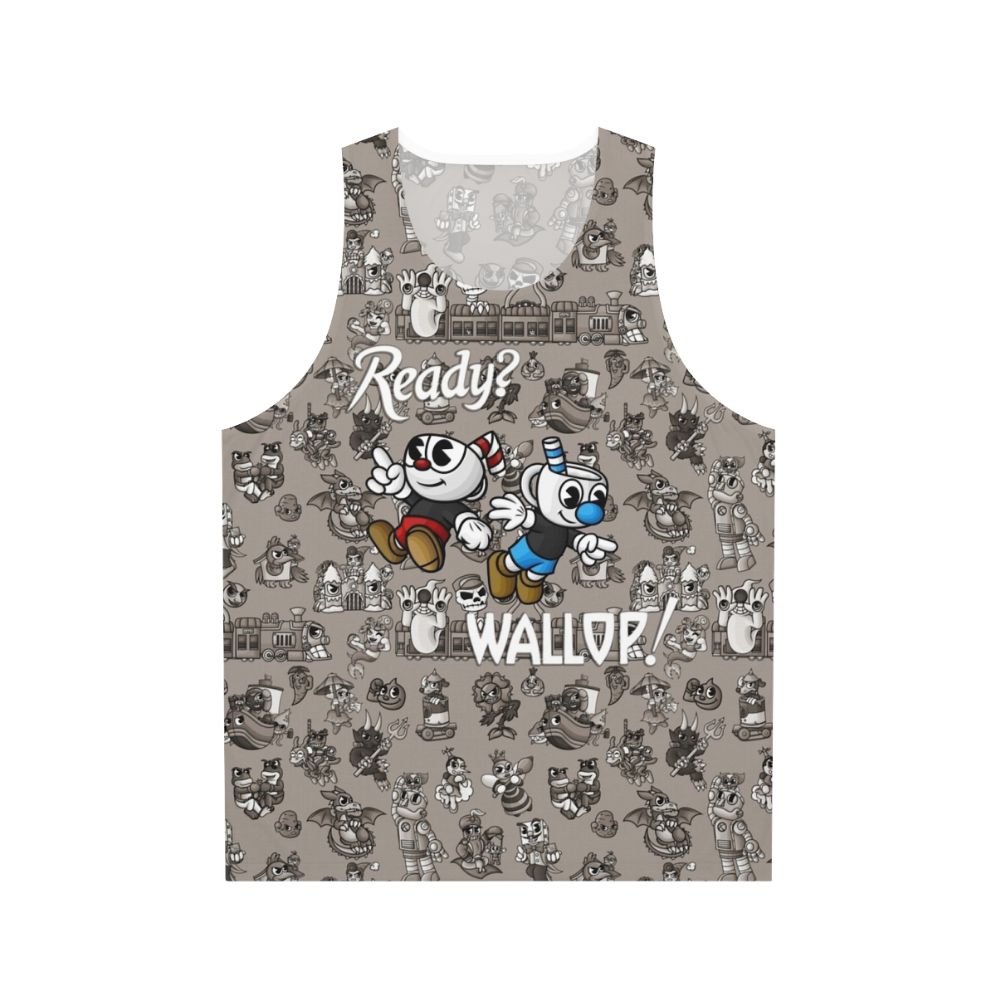 Unisex "Ready Wallop" Cuphead Inspired Tank Top