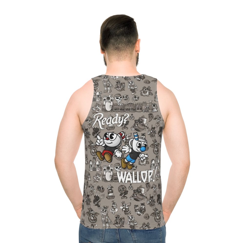 Unisex "Ready Wallop" Cuphead Inspired Tank Top