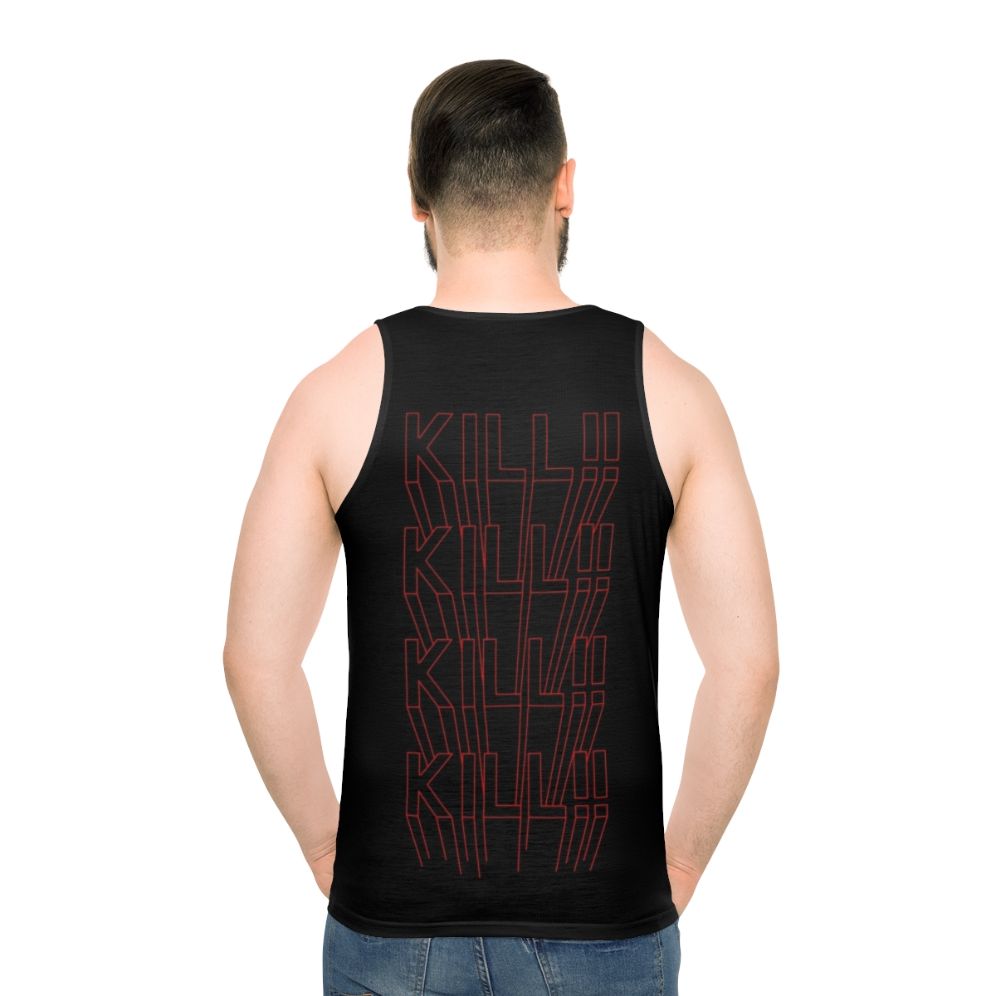 Unisex red vector no more heroes video game tank top