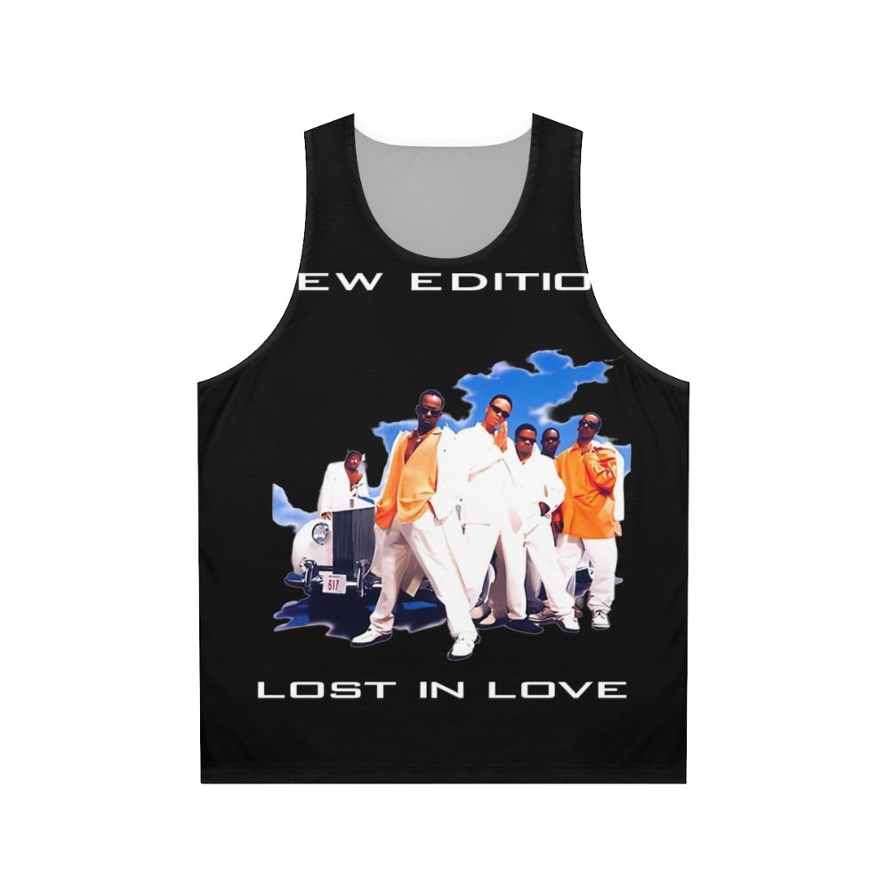 Unisex retro 80s music merch tank top