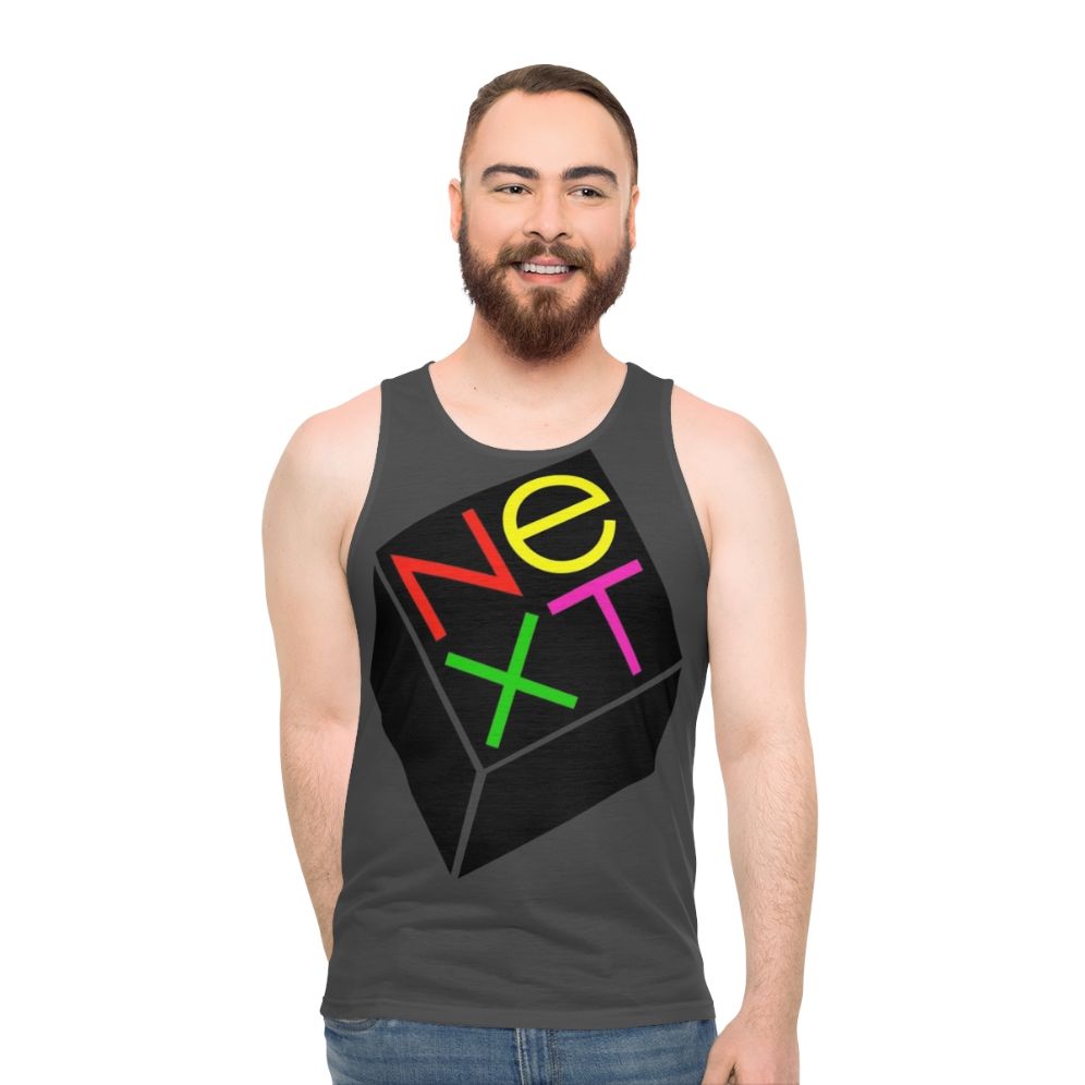Unisex retro computing tank top