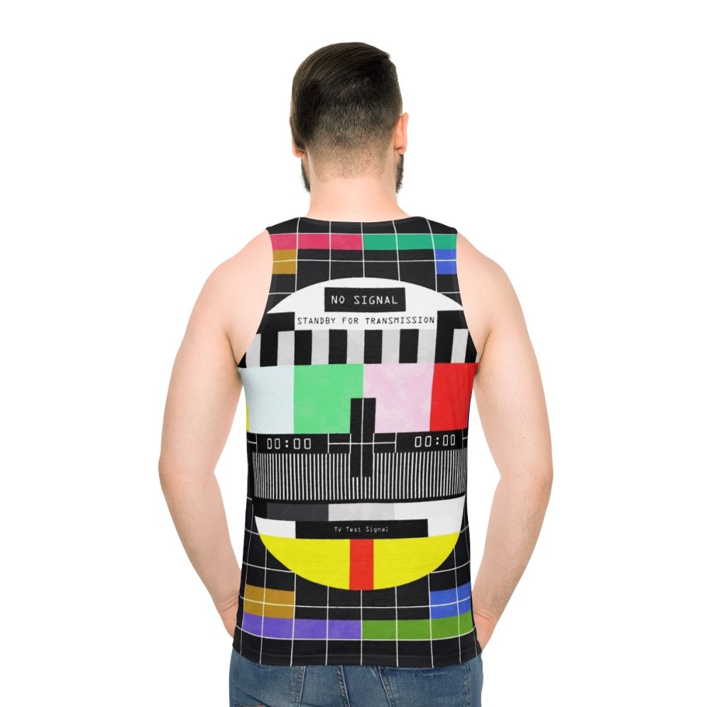 Unisex retro transmission graphic tank top