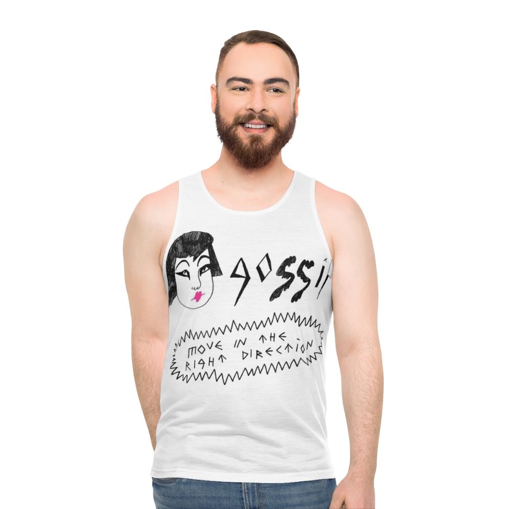 Unisex Right Direction music lover tank top