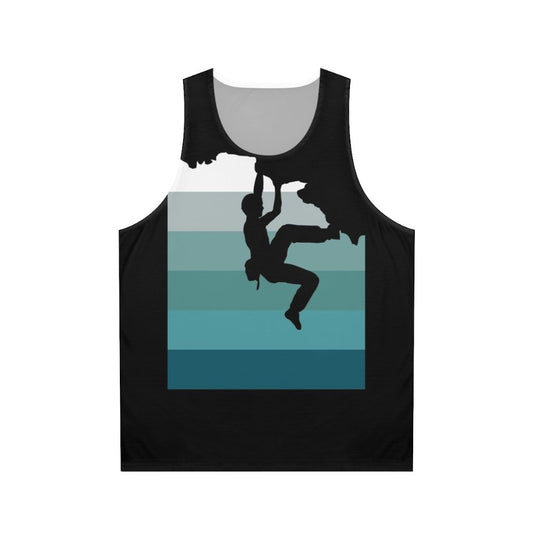 Unisex rock climbing and bouldering tank top