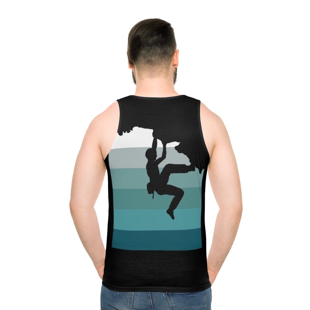 Unisex rock climbing and bouldering tank top