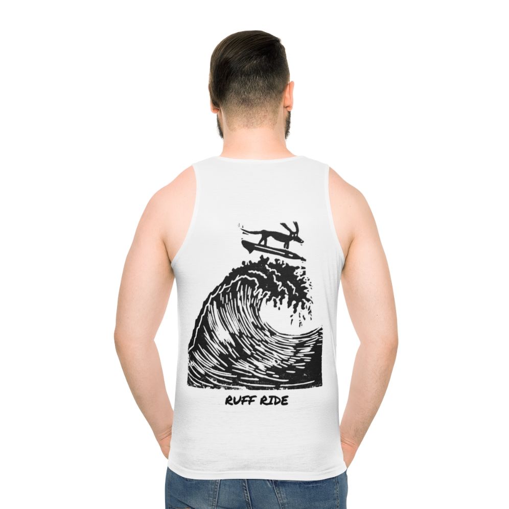 Unisex Ruff Ride Wiener Dog Tank Top