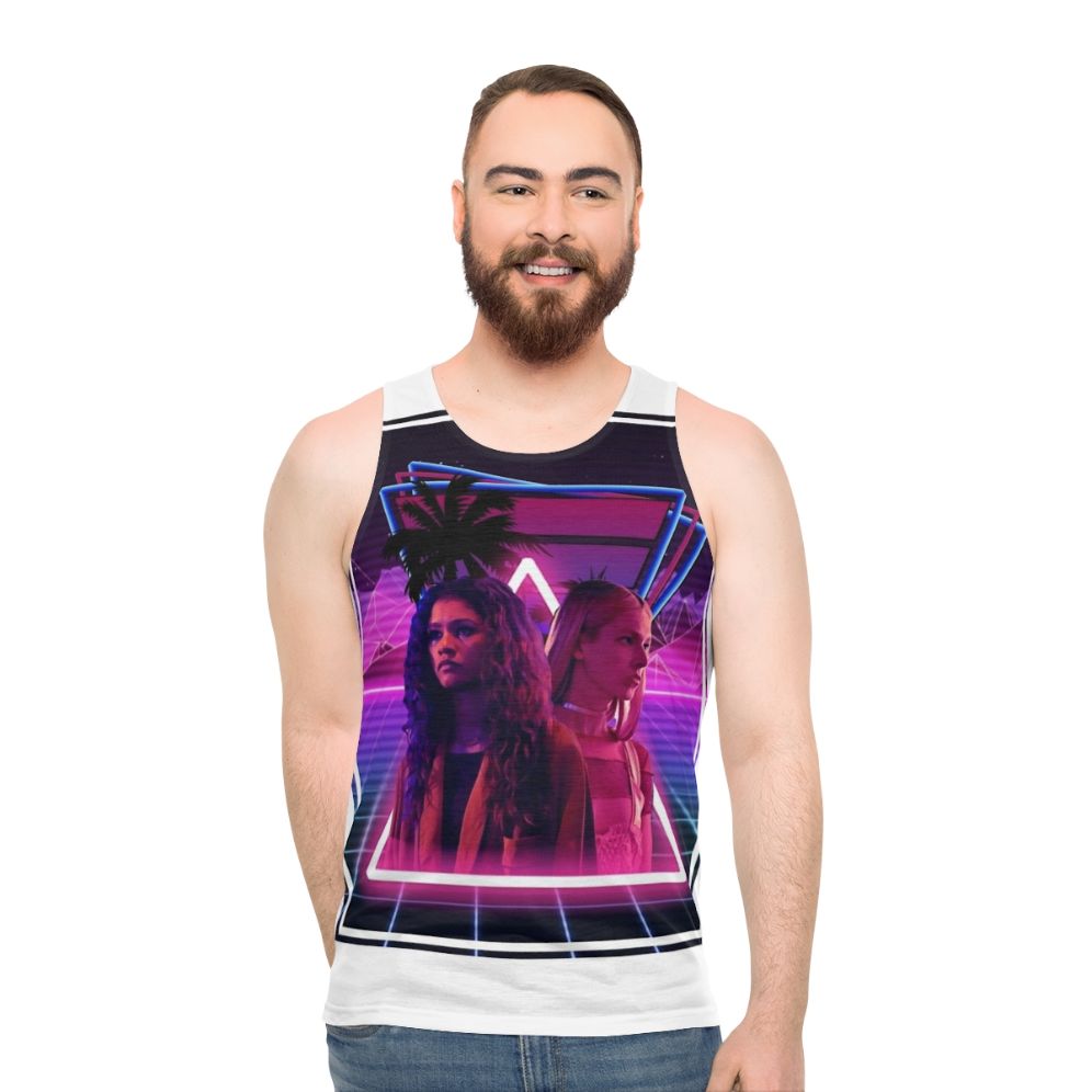 Unisex "Rules, Jules, & Rue" Euphoria inspired graphic tank top