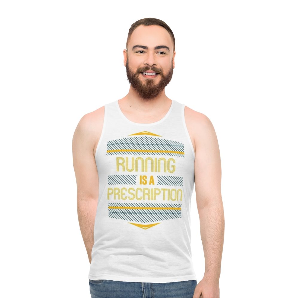 Unisex running hobbies enthusiast tank top