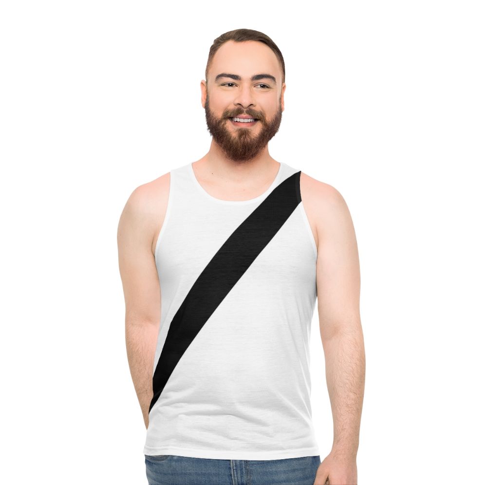 Unisex safety belt car seat belt tank top