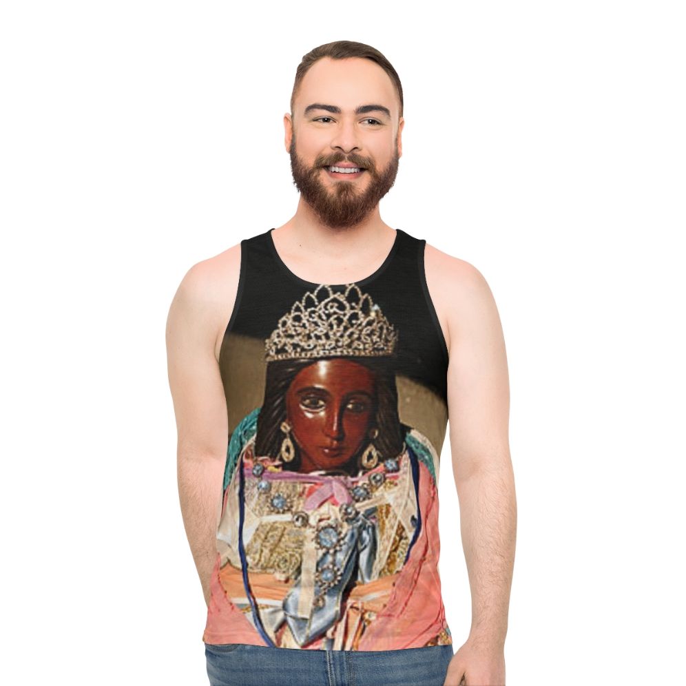 Unisex Saint Sarah Religious Graphic Tank Top