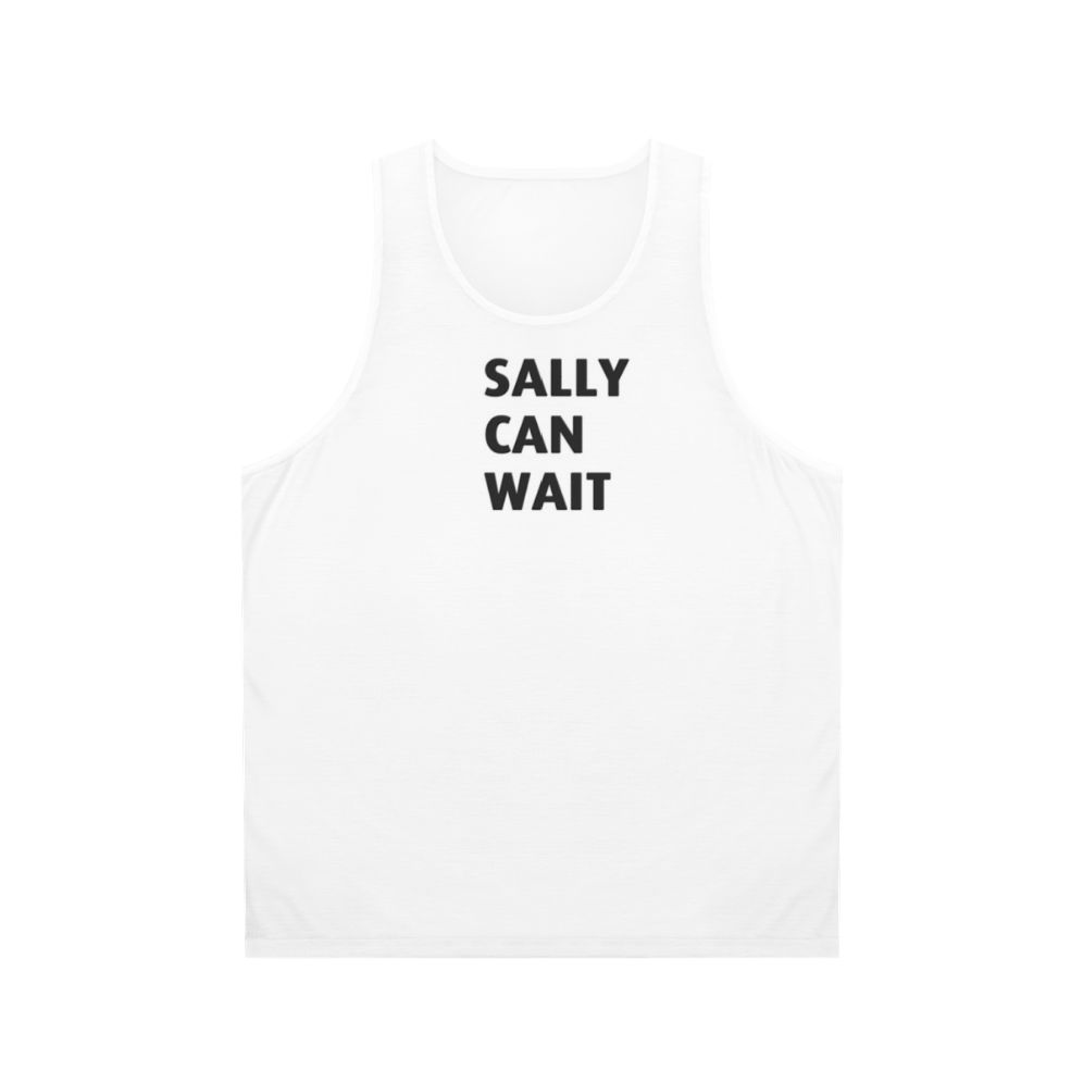 Unisex 'Sally Can Wait' Tank Top inspired by Oasis