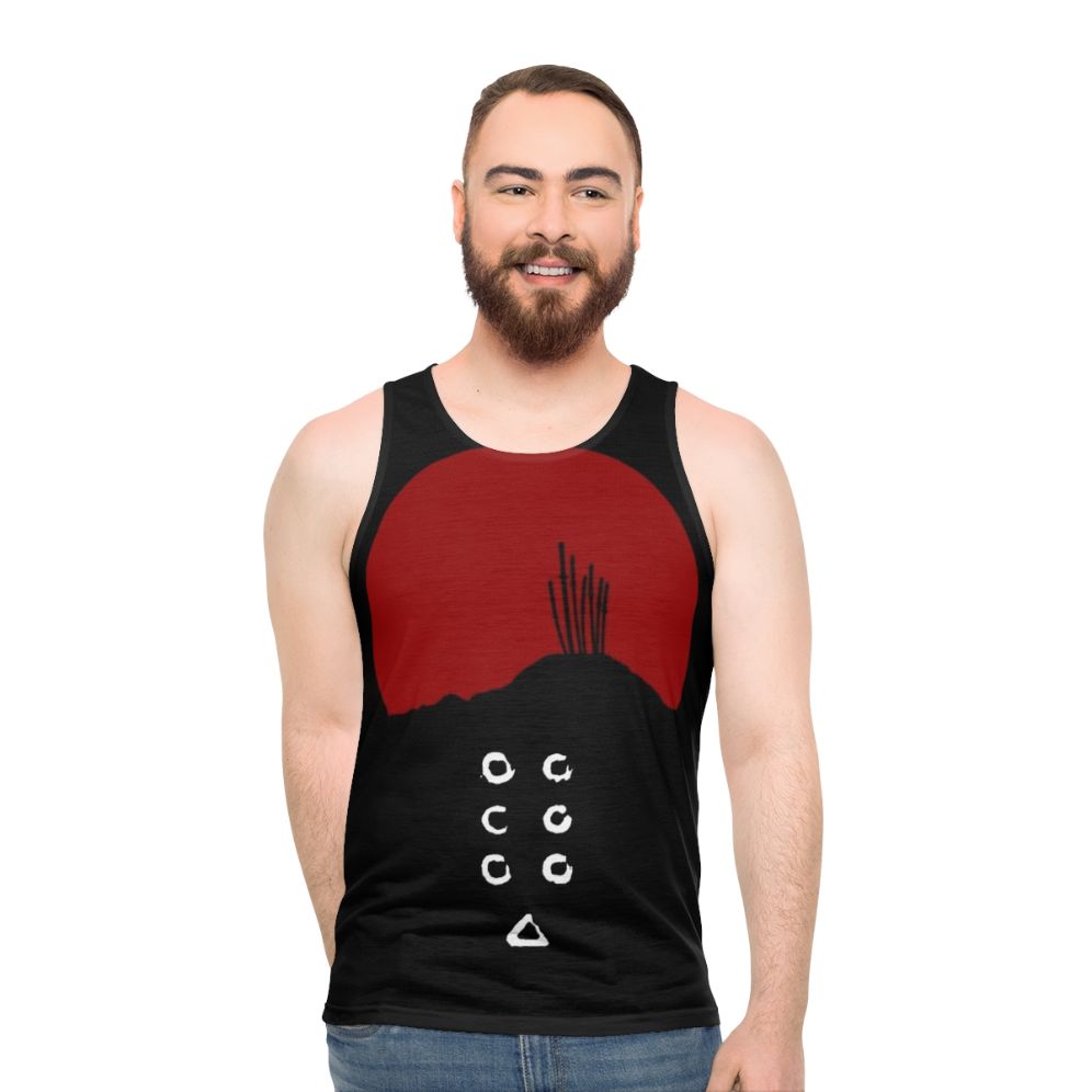 Unisex Samurai-Inspired Tank Top